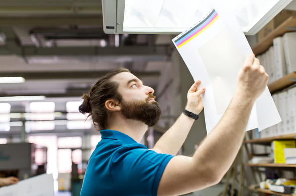 Print quality sharpness example