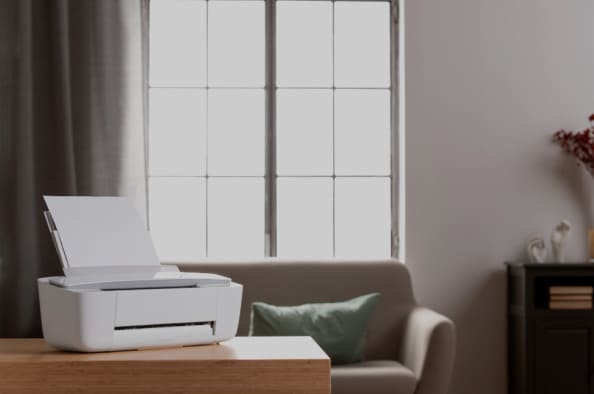 Home office printing setup